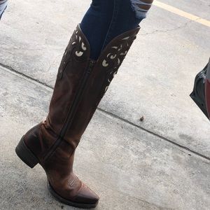 Knee high Ariat boots